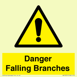 Danger Falling Branches